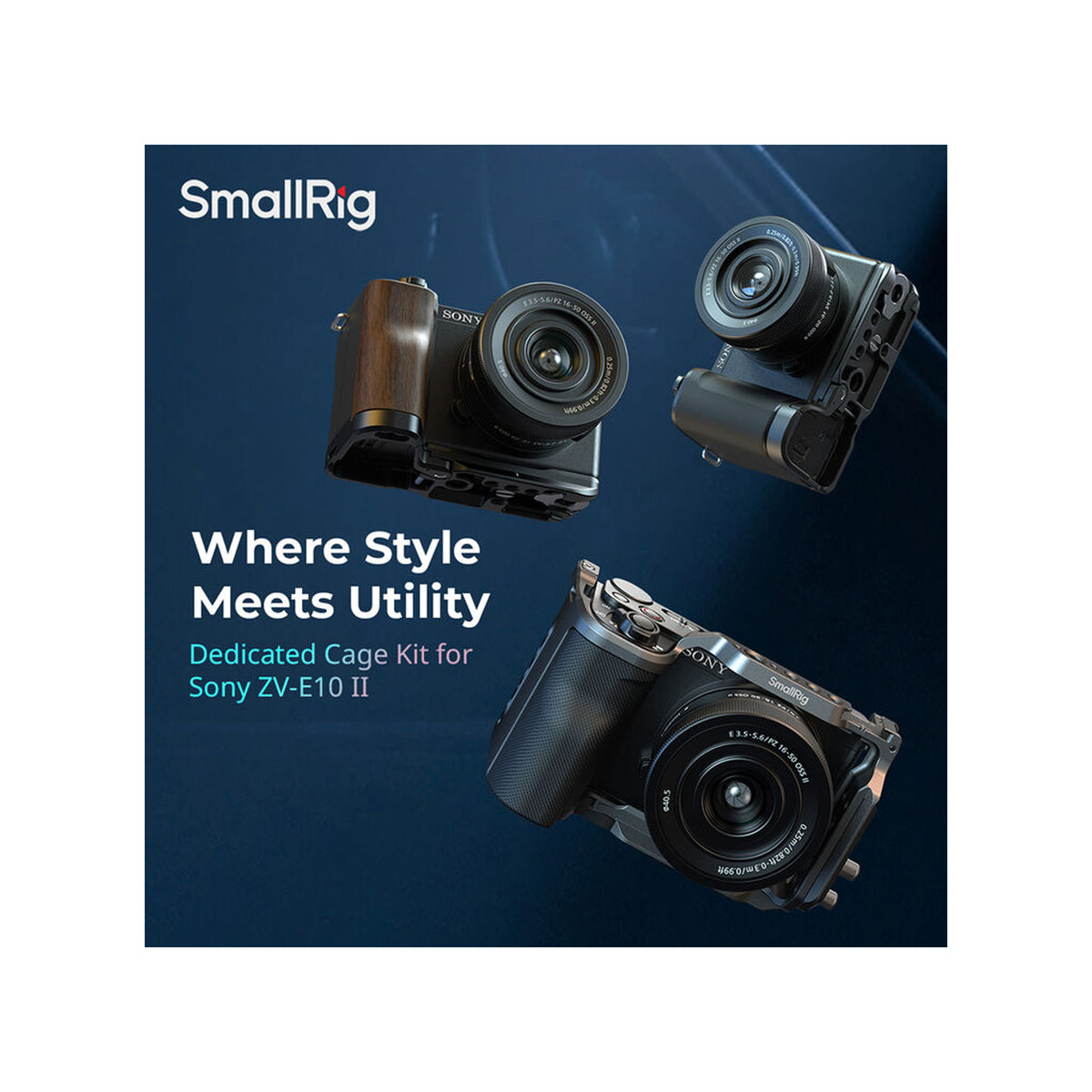 SmallRig HawkLock Quick Release Cage Kit for Sony ZV-E10 II-4949