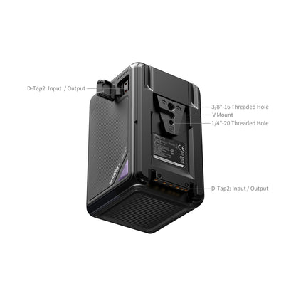 SmallRig x Caleb Pike VB212 Mini V-Mount Battery – B Version, 4293B