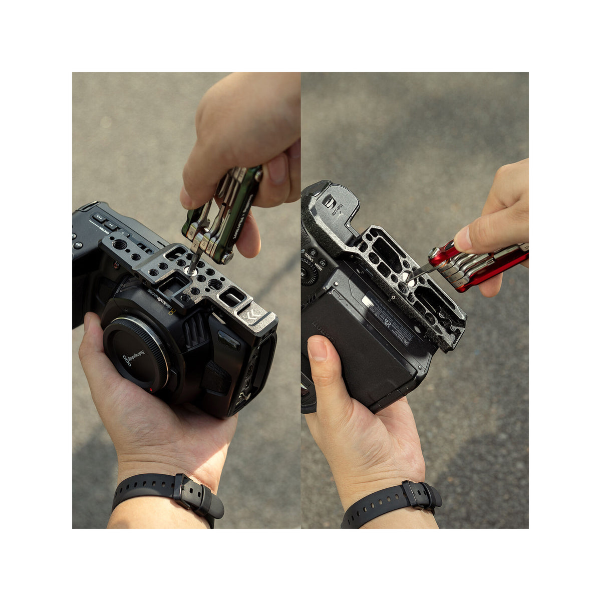 SmallRig x FILM RIOT 10-in-1 Detent Folding Multi-Tool Kit (Red) 4813