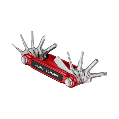 SmallRig x FILM RIOT 10-in-1 Detent Folding Multi-Tool Kit (Red) 4813