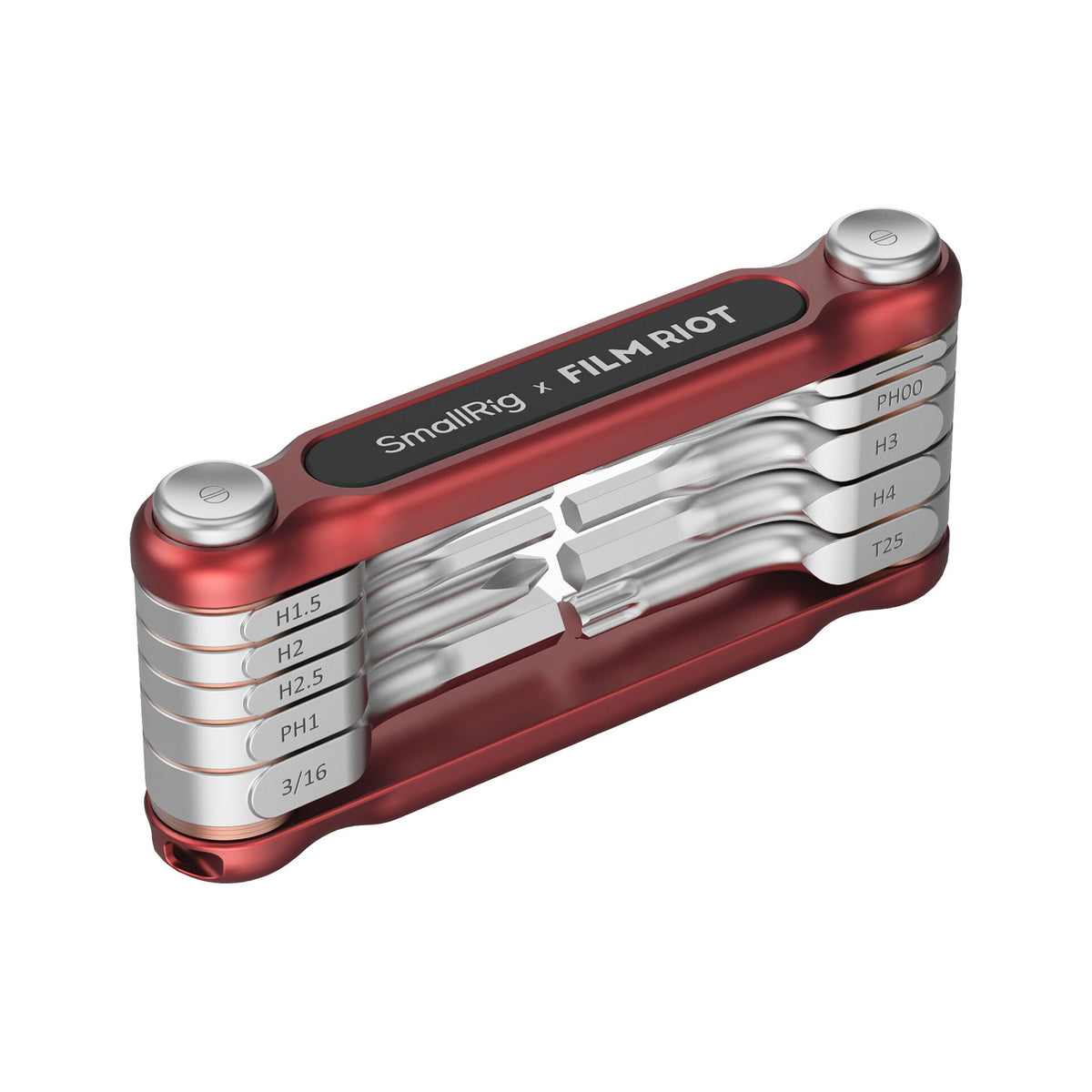 SmallRig x FILM RIOT 10-in-1 Detent Folding Multi-Tool Kit (Red) 4813