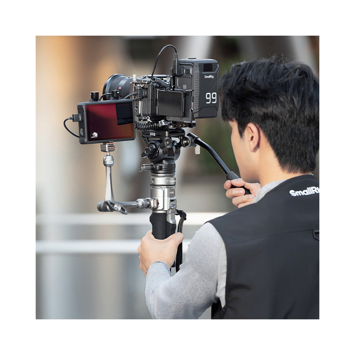 SmallRig x Potato Jet TRIBEX PRO X-Clutch Hydraulic Monopod (Basic Version)-6284