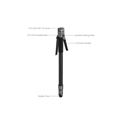 SmallRig x Potato Jet TRIBEX PRO X-Clutch Hydraulic Monopod (Basic Version)-6284