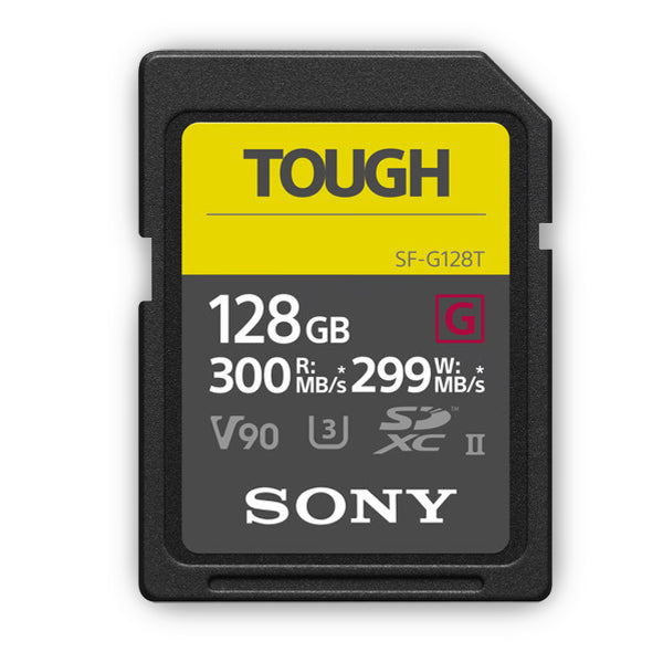 Sony 128GB SF-G TOUGH Series R300/W299MB/sUHS-II SDXC Memory Card