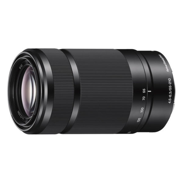 Sony SEL55210 E Mount APS-C 55-210 mm F4.5-6.3 Telephoto Zoom Lens - Black