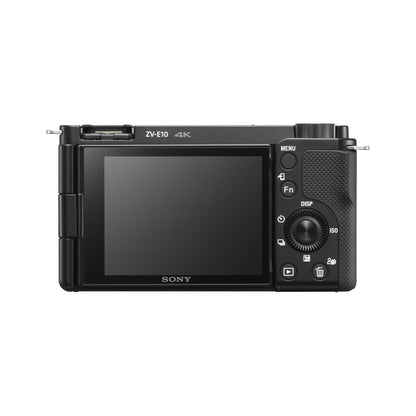 Sony ZV-E10 Mirrorless Camera with 16-50mm f/3.5-5.6 II Lens (Black)