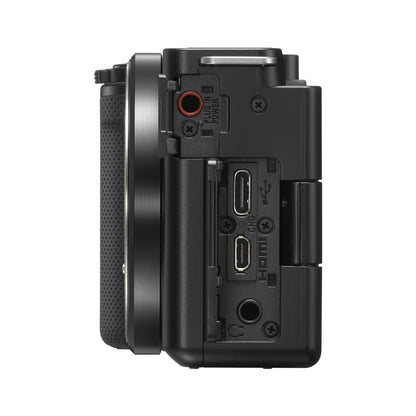 Sony ZV-E10 Mirrorless Camera with 16-50mm f/3.5-5.6 II Lens (Black)
