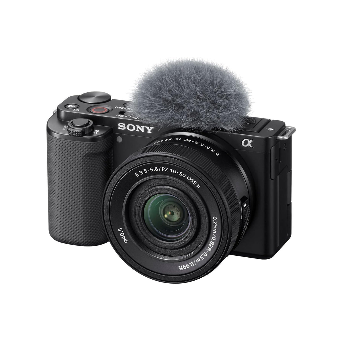 Sony ZV-E10 Mirrorless Camera with 16-50mm f/3.5-5.6 II Lens (Black)