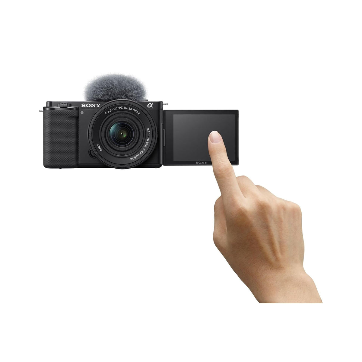 Sony ZV-E10 Mirrorless Camera with 16-50mm f/3.5-5.6 II Lens (Black)