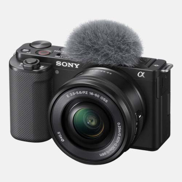 Sony ZV-E10 Mirrorless Camera with 16-50mm Lens (Black)