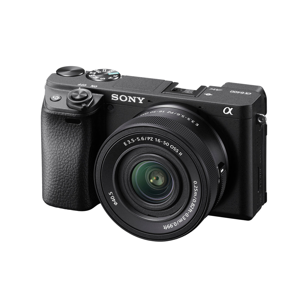 Sony a6400 Mirrorless Camera with 16-50mm f/3.5-5.6 II Lens
