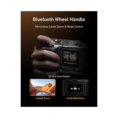 TELESIN Bluetooth Remote Grip Kit for DJI Osmo Action 6 — S6-FMS-39-TDJ