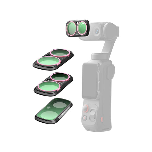 TELESIN CPL + VND 2-32 + 1/4 Black Mist Filters for Insta360 Luna Ultra-S5-FLT-85-TIS