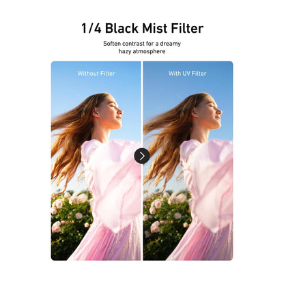TELESIN CPL + VND 2-32 + 1/4 Black Mist Filters for Insta360 Luna Ultra-S5-FLT-85-TIS