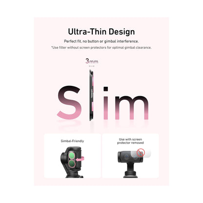 TELESIN CPL + VND 2-32 + 1/4 Black Mist Filters for Insta360 Luna Ultra-S5-FLT-85-TIS