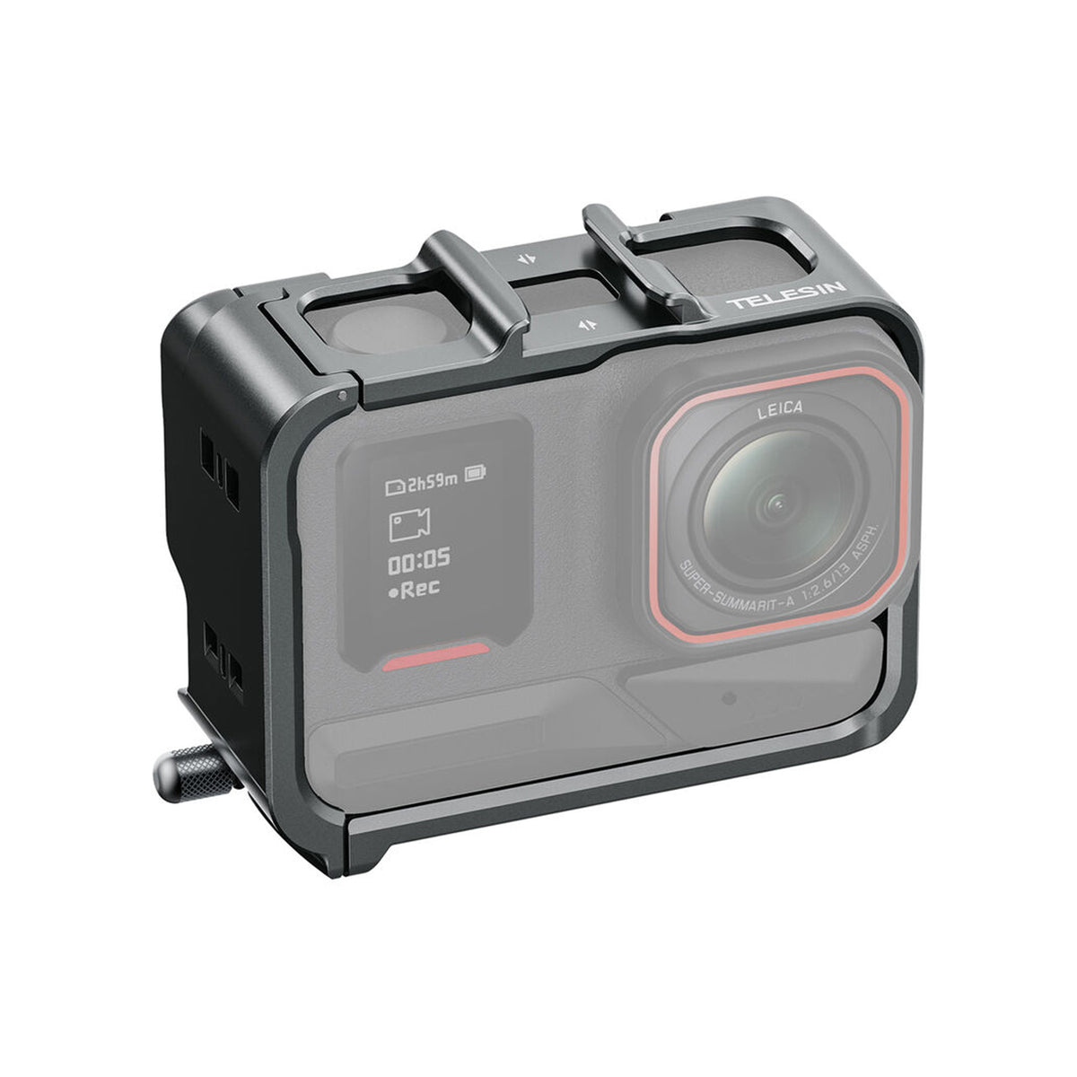 TELESIN Cage with Magnetic Quick Release for Insta360 Ace, Ace Pro & Ace Pro 2 — S6-FMS-18-TIS