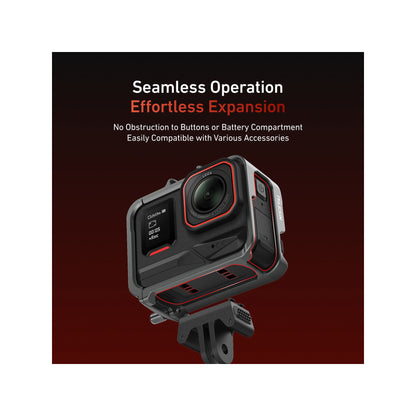 TELESIN Cage with Magnetic Quick Release for Insta360 Ace, Ace Pro & Ace Pro 2 — S6-FMS-18-TIS