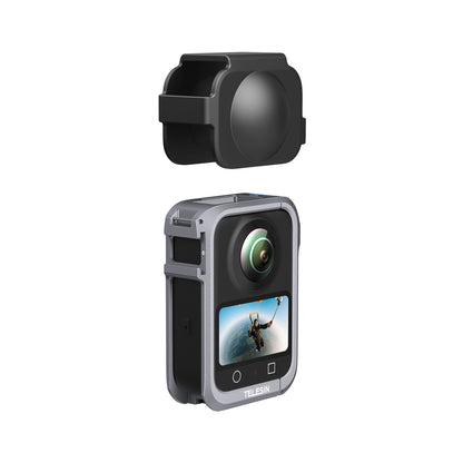 TELESIN Metal Cage with Lens Cover for DJI Osmo 360 — S6-FMS-30-TDJ