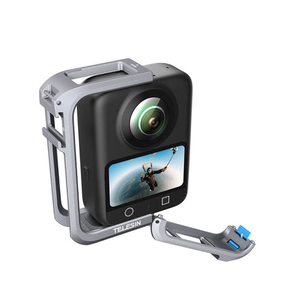 TELESIN Metal Cage with Lens Cover for DJI Osmo 360 — S6-FMS-30-TDJ