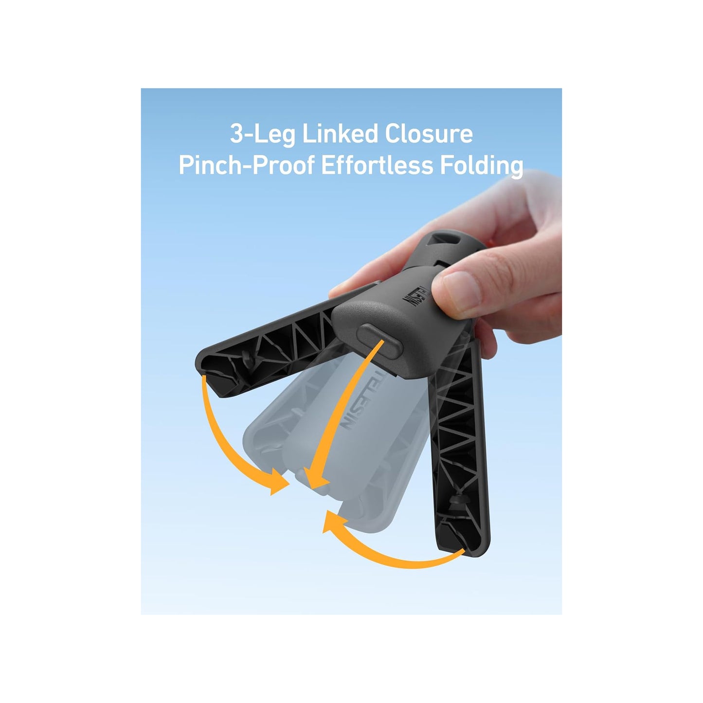 TELESIN Mini Portable Tripod & Grip 2-in-1 for DJI Osmo Pocket 3/4-S3-EAK-06