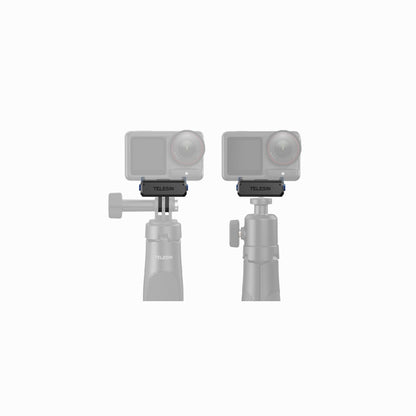 TELESIN Magnetic Quick Release Adapter Mount for DJI Osmo Action 5pro/4/3 DJI Osmo 360 Accessories (S7-JBK-15-TDJ)