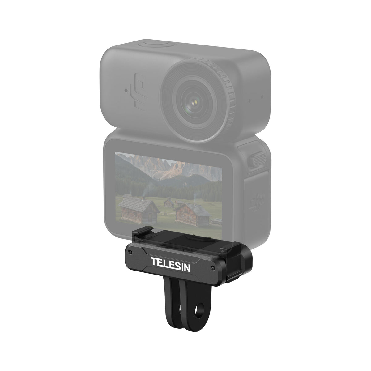 TELESIN Quick Release Spring Clip Mount for DJI Osmo Nano & Action 6 — S7-JBK-25-TDJ