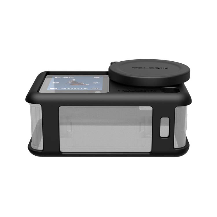 TELESIN Silicone Cover with Lens Cap for DJI Osmo Action 6