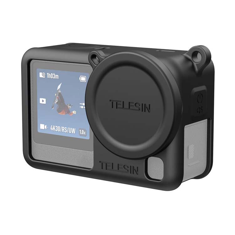 TELESIN Silicone Cover with Lens Cap for DJI Osmo Action 6