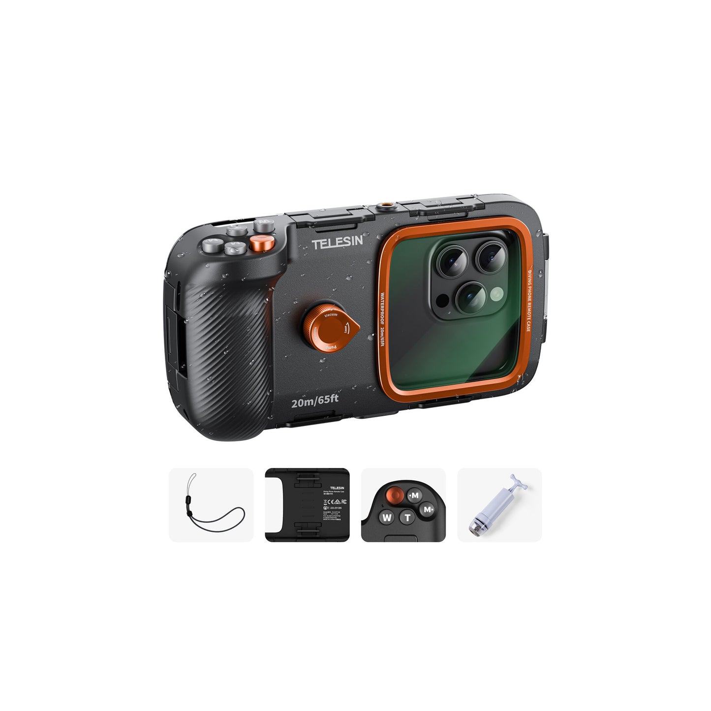 TELESIN Smartphone Diving Case with Remote Control