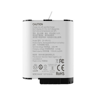TELESIN Stamina Battery for GoPro Hero 9/10/11/12（GP-HPB-012)
