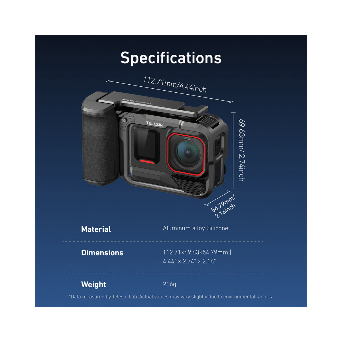 TELESIN Street Grip Kit for Insta360 Ace Pro & Ace Pro 2