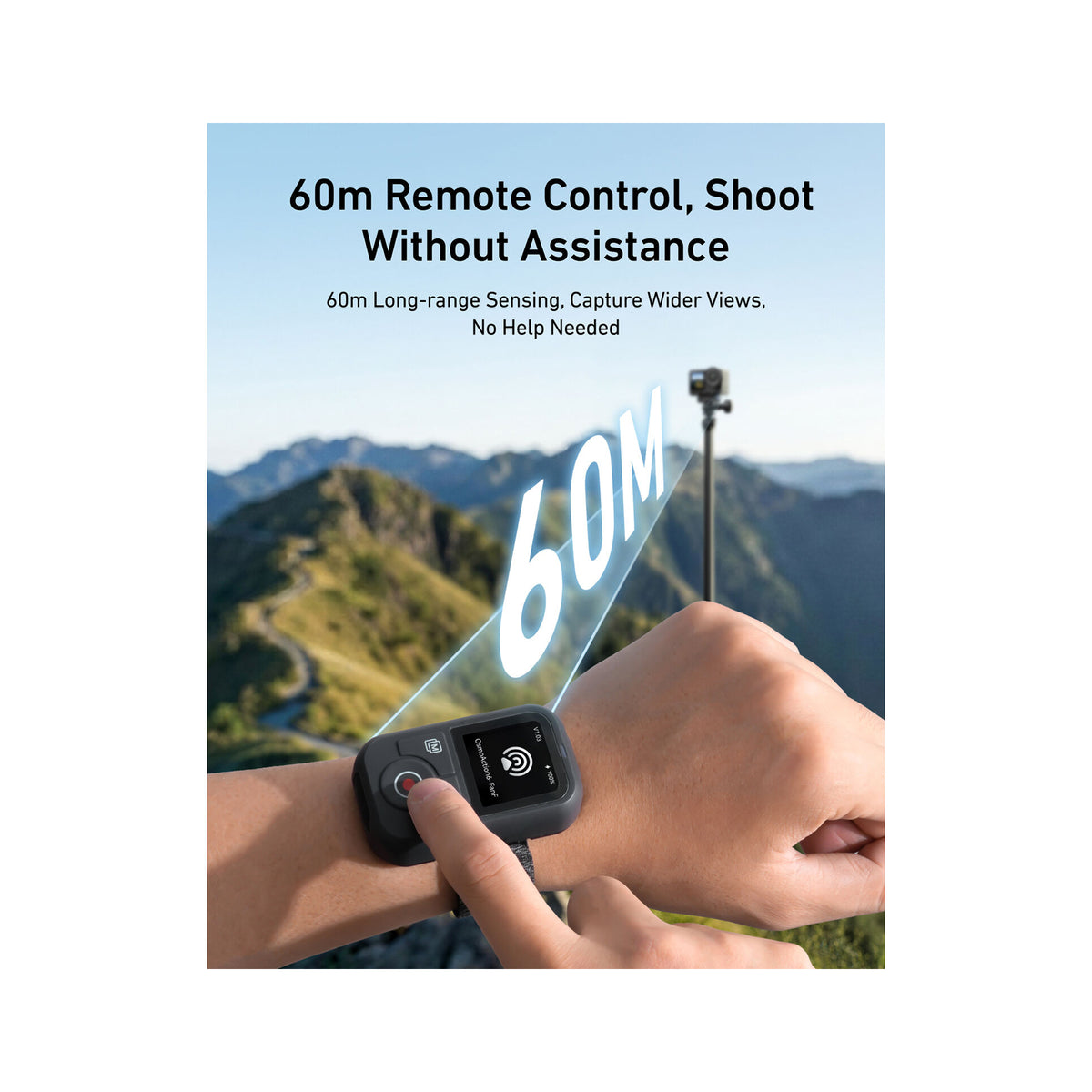 TELESIN T13 Bluetooth Remote Control for Select DJI Osmo Cameras