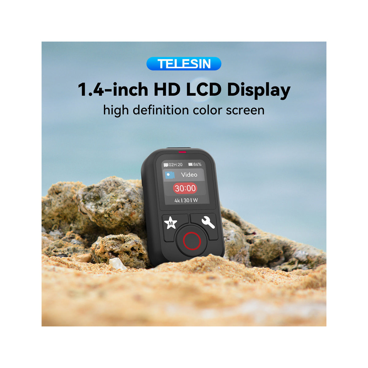TELESIN T13 Bluetooth Remote Controller for GoPro HERO13/12/11/10/9/MAX