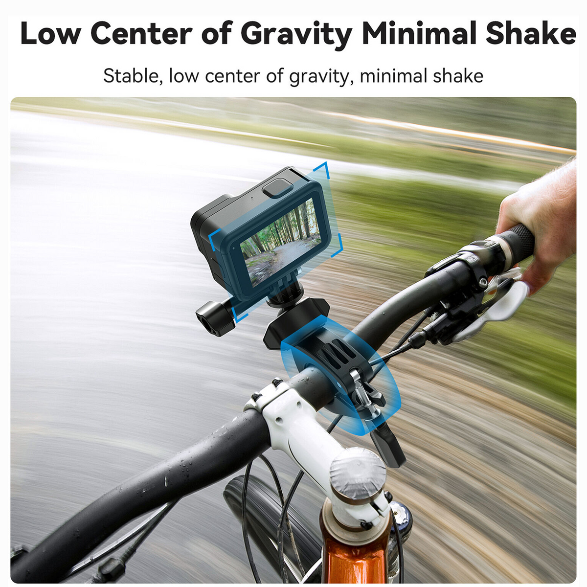 TELESIN Bike Handlebar Clamp Mount