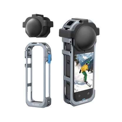 TELESIN Utility Frame Metal Cage for Insta360 X5 — S6-FMS-19-TIS