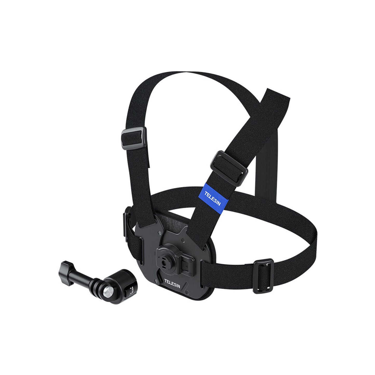 TELESIN Vest Chest Strap with Quick Release for Action Cameras (Black)