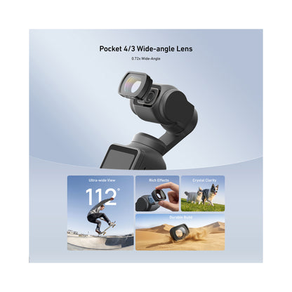 TELESIN Wide-Angle Lens for DJI Osmo Pocket 3 & 4 — S5-FLT-48-TDJ