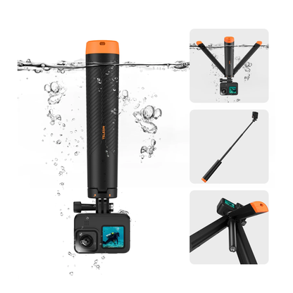 TELESIN FLOATING TRIPOD SELFIE STICK FOR ACTION CAMERAS(S1-TSS-02)