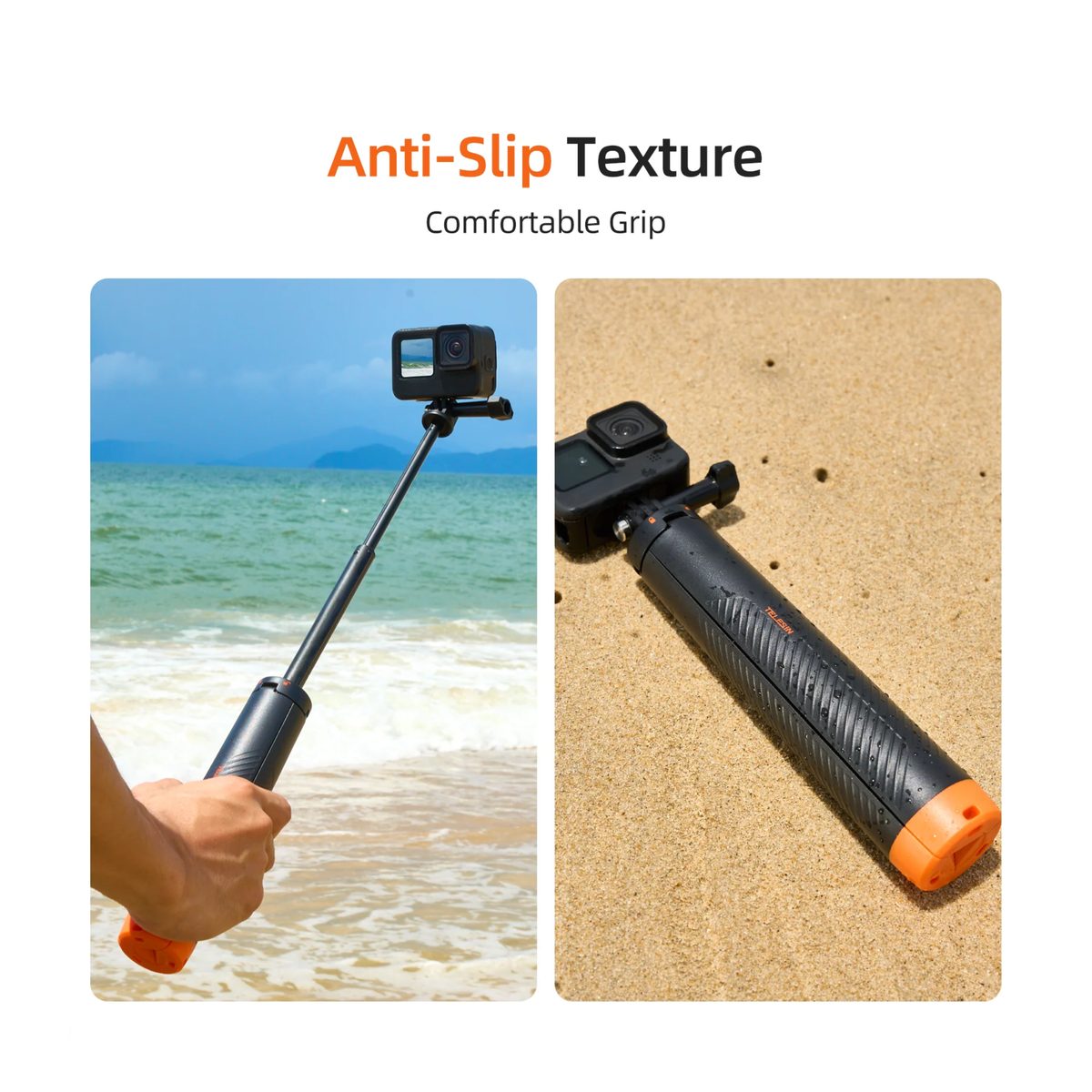 TELESIN FLOATING TRIPOD SELFIE STICK FOR ACTION CAMERAS(S1-TSS-02)