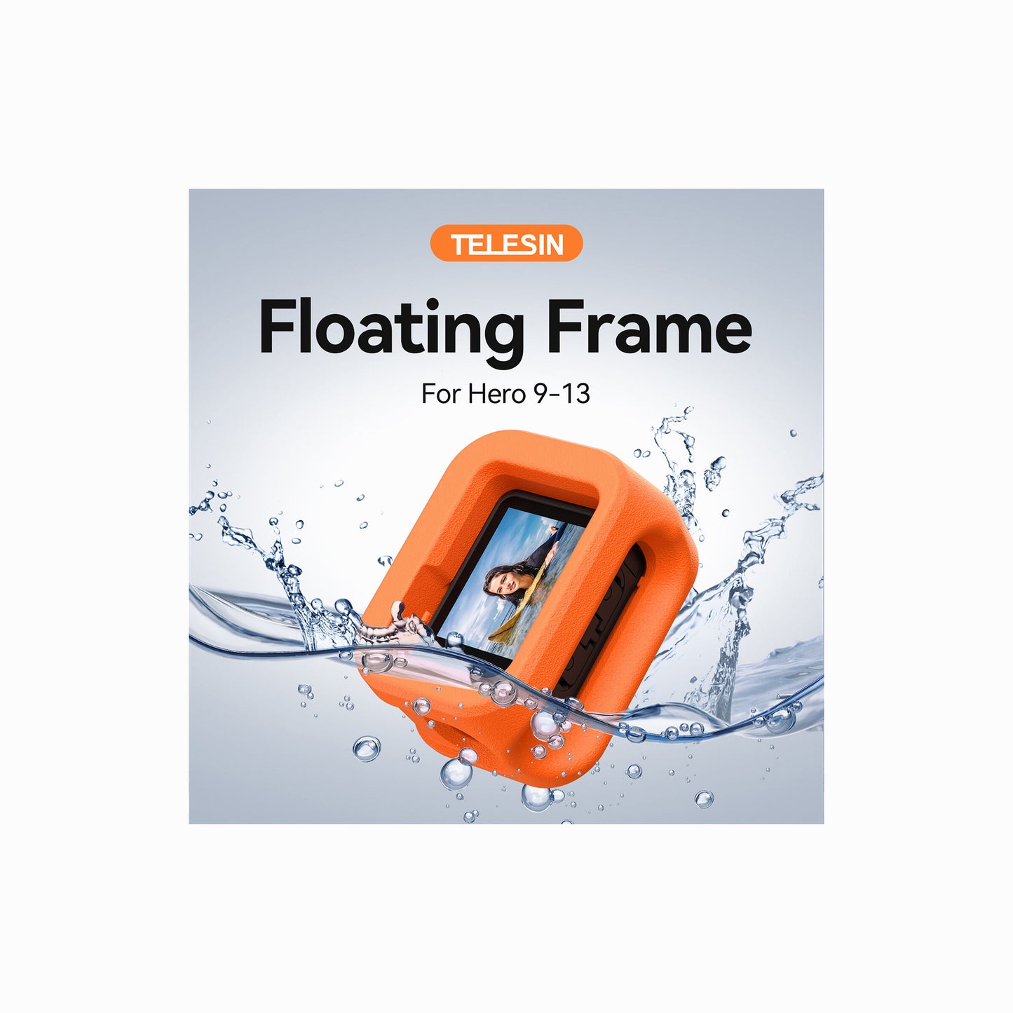 TELESIN Floating Protective Frame for GoPro HERO13/12/11/10/9 Black(S4-FHG-07-TGP)
