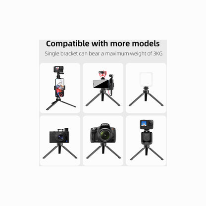 TELESIN Folding Aluminum Tabletop Tripod (GP-AAT-003-DZ)