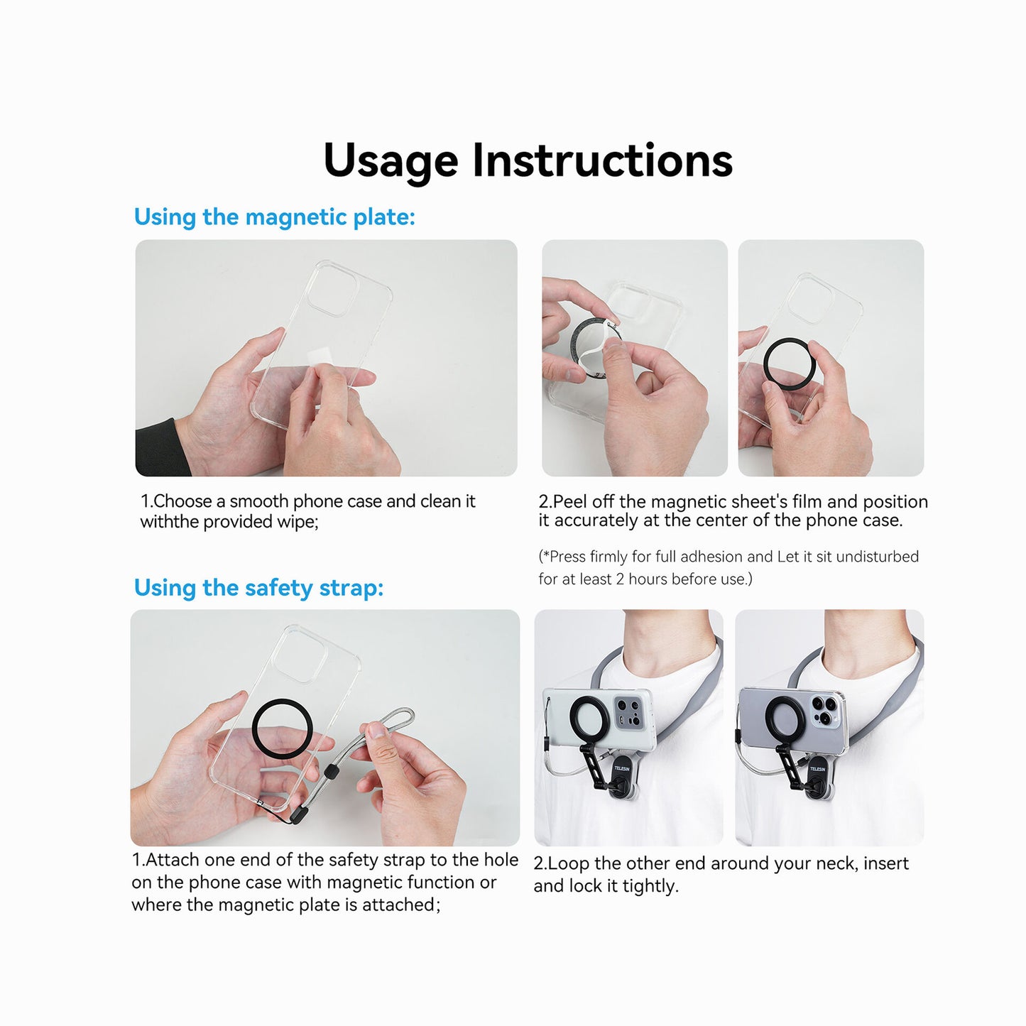 Telesin MNM-002 Nek Mount Magnetic for Smartphone Max Version
