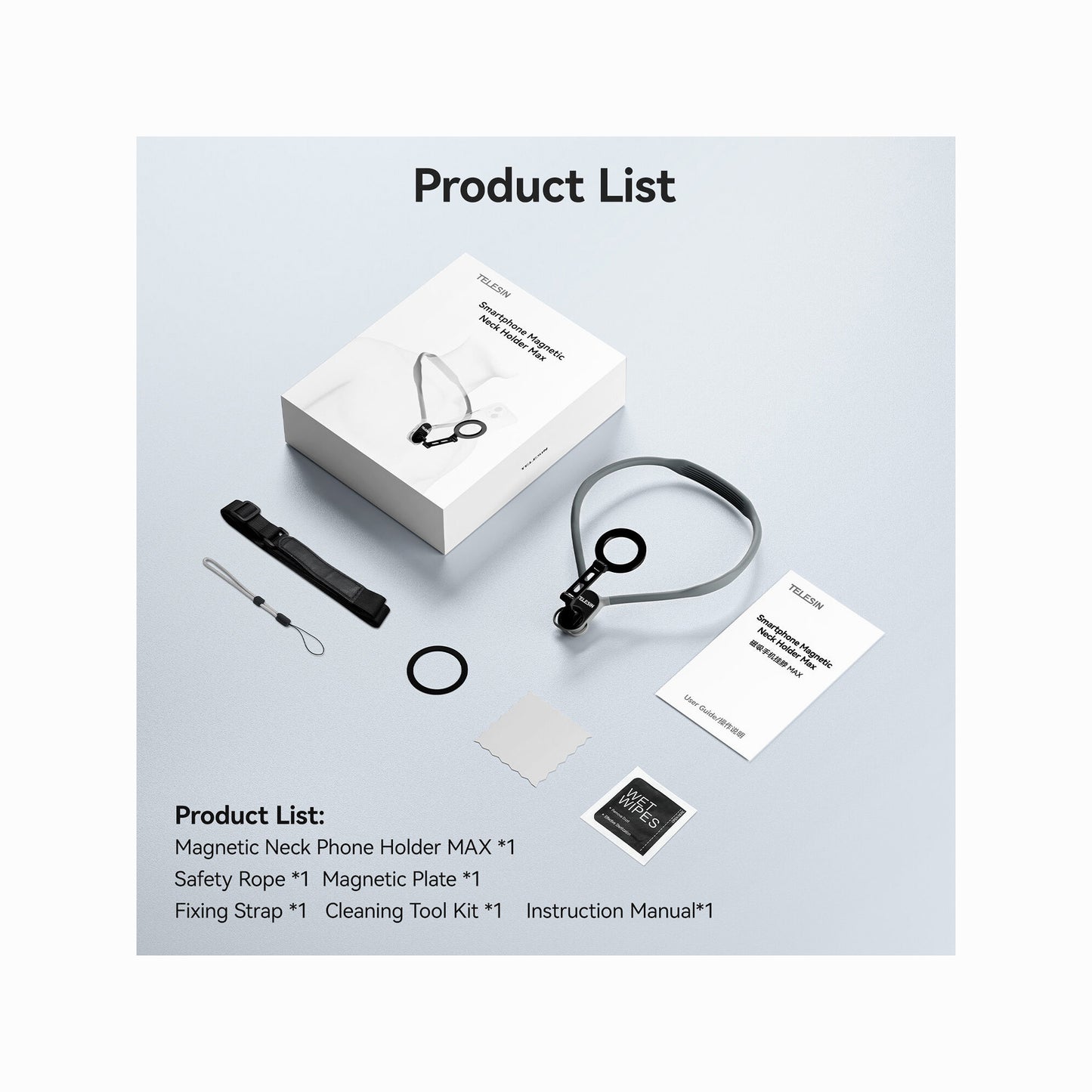 Telesin MNM-002 Nek Mount Magnetic for Smartphone Max Version