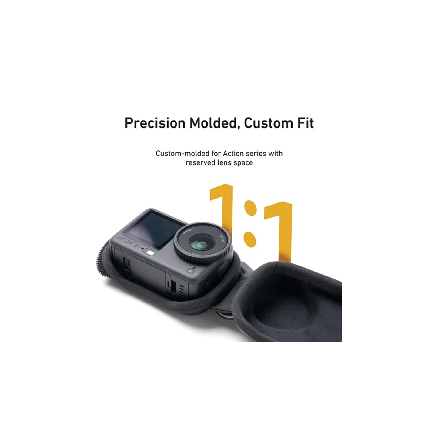 TELESIN Mini Carrying Case for DJI Osmo Action 6 / 5 Pro – Black
