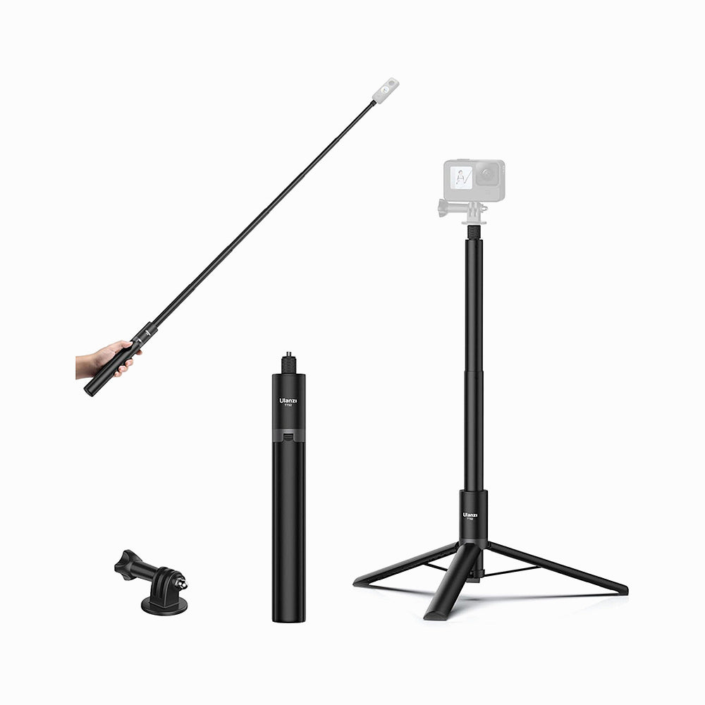 Ulanzi TT52 T090GBB1 1.5m Selfie Stick Tripod for Go Pro / DJI / Insta360 Action Camera