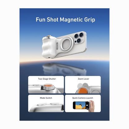 TELESIN Fun Shot Magnetic Grip for Phone (P5-MP-001WH)