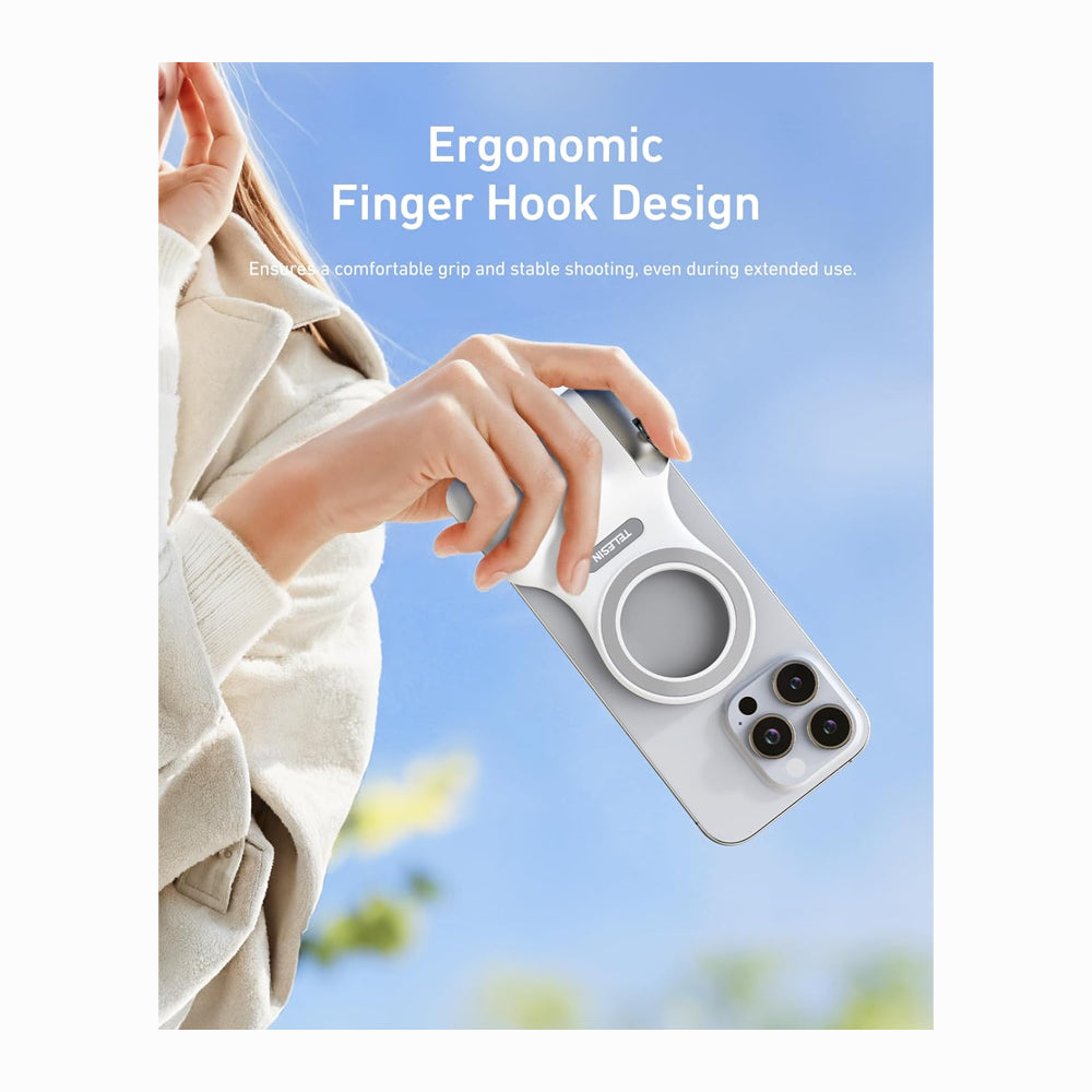 TELESIN Fun Shot Magnetic Grip for Phone (P5-MP-001WH)