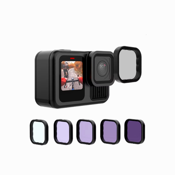Telesin CPL+ND8/16/32/64 lens filter kit for GoPro Hero13(S5-FLT-14TGP)