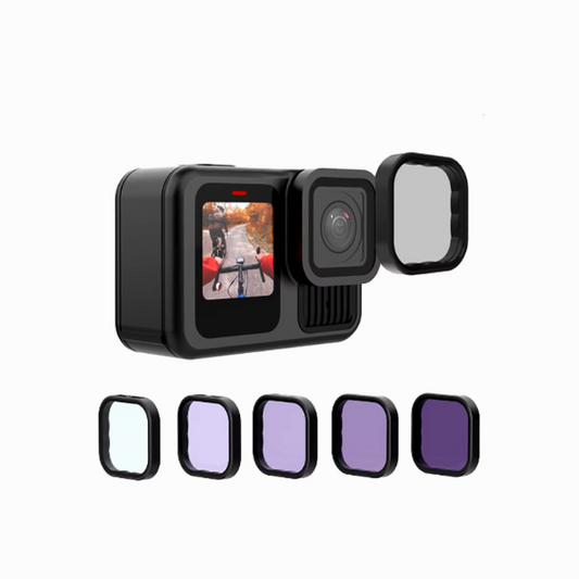Telesin CPL+ND8/16/32/64 lens filter kit for GoPro Hero13(S5-FLT-14TGP)