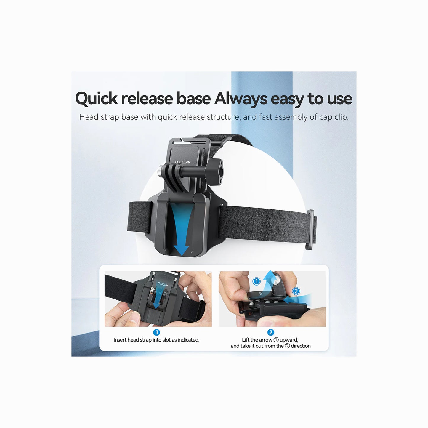 Telesin Head Strap Quick Release QHM-001